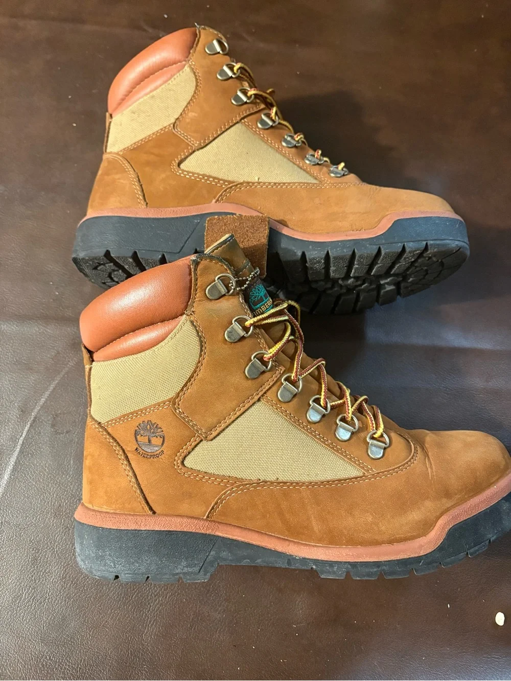 Timberland Wheat Tan Feild Boot Men's Lace-Up Work Boots